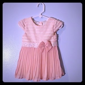 Baby's light pink dress